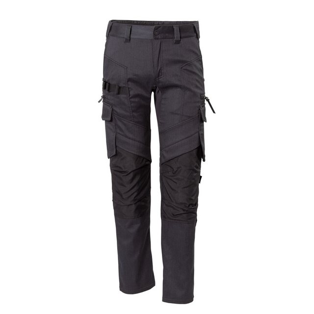 Qualitex Workwear Arbeitsbundhose gefütterte Werkstatthose mit Stretcheinsa günstig online kaufen