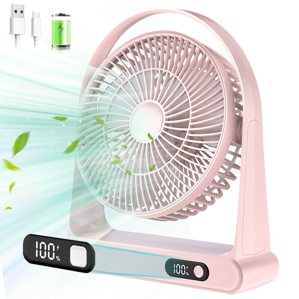 RWEUOQ Tischventilator Tischventilator Mini USB-Ventilator tragbar günstig online kaufen