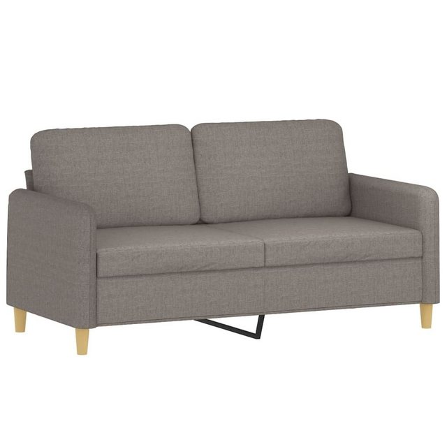 vidaXL Sofa 2-Sitzer-Sofa Taupe 140 cm Stoff günstig online kaufen