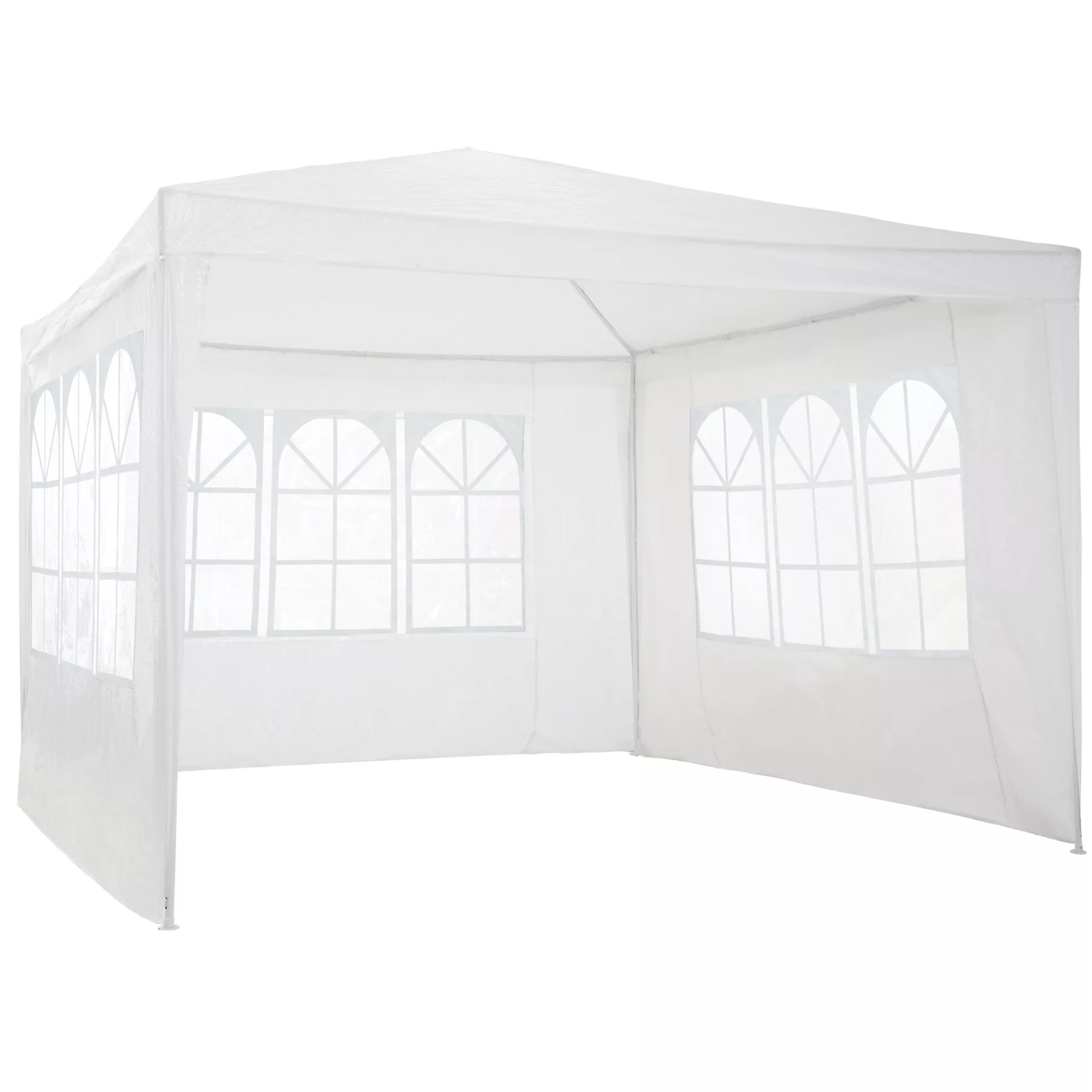 Pavillon Baraban 3x3m mit 3 Seitenteilen - weiß günstig online kaufen