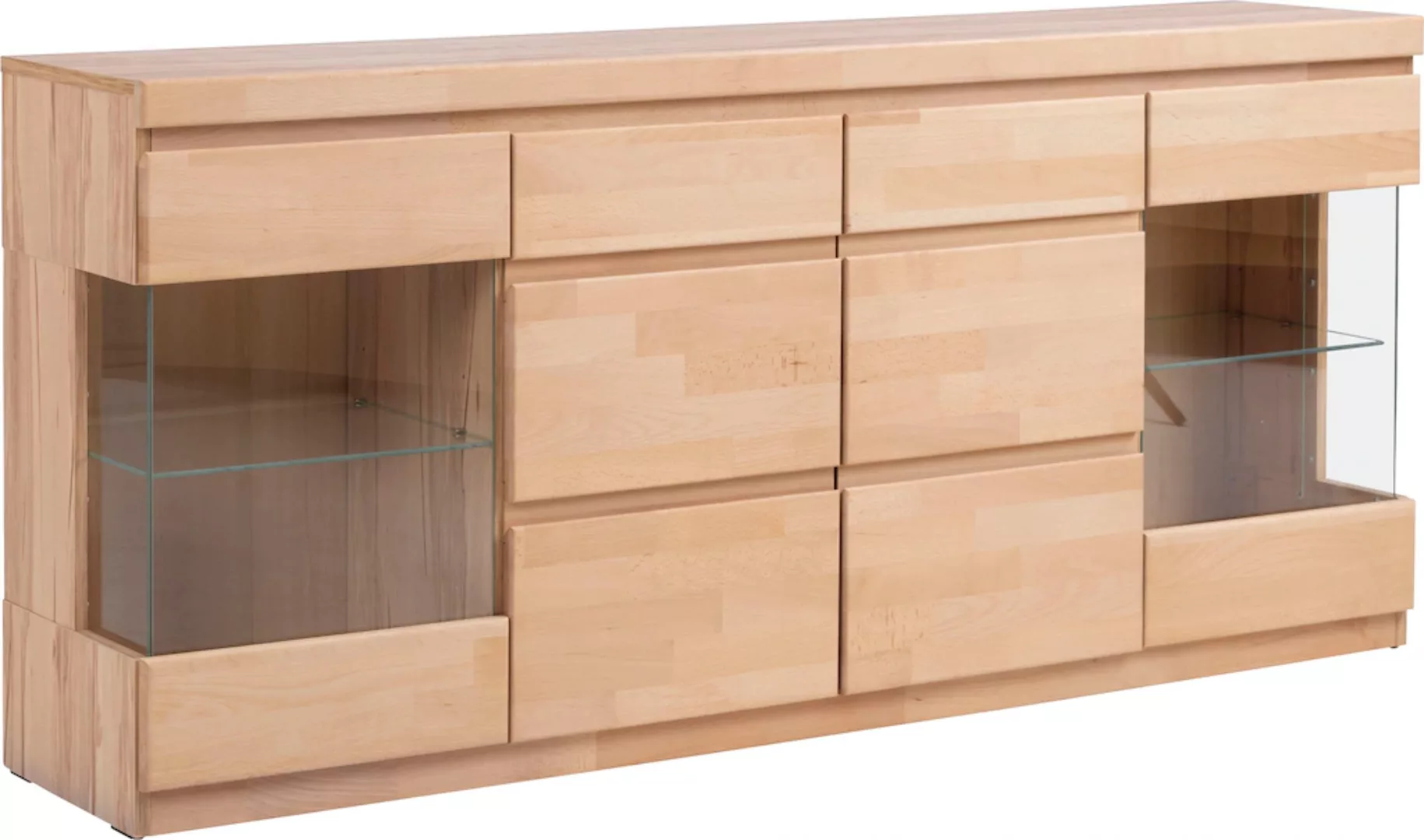 Home affaire Sideboard "OSLO", Breite ca. 180 cm, Teilmassiv günstig online kaufen