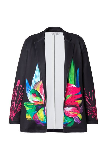 Angel of Style Blusenblazer Blazer Langarm mit Blume Color-Futter günstig online kaufen