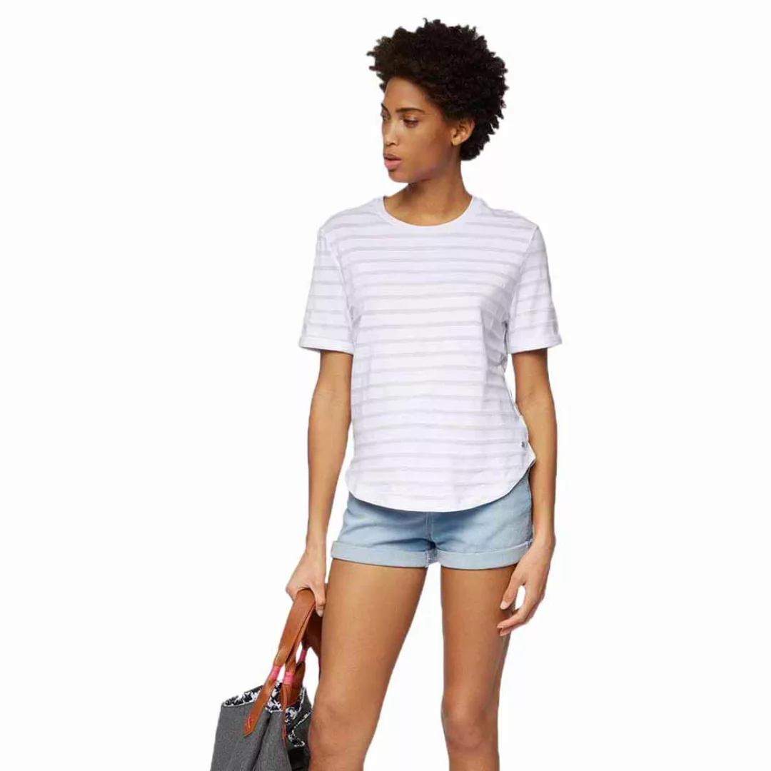 Bench Transparent Stripes Kurzärmeliges T-shirt XL Bright White günstig online kaufen