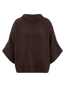 Pullover 3/4-Arm include braun günstig online kaufen