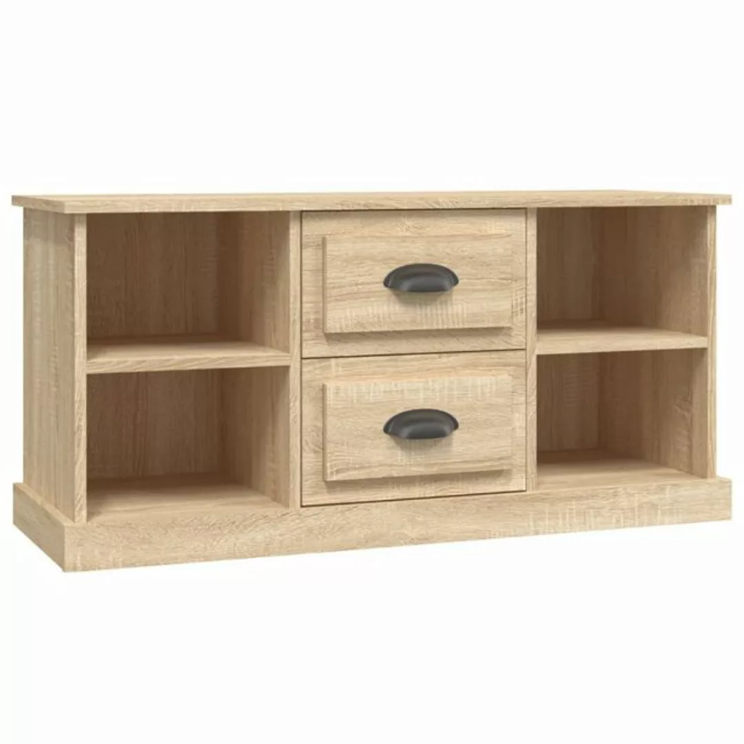 Vidaxl Tv-schrank Sonoma-eiche 99,5x35,5x48 Cm Holzwerkstoff günstig online kaufen