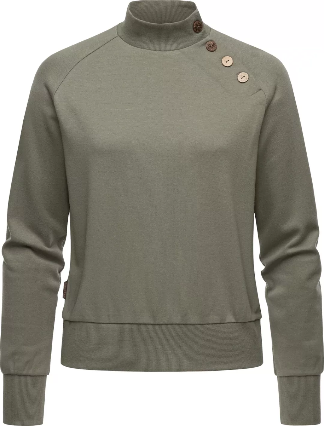 Ragwear Sweatshirt "Majjorka Solid", Damen Langarmshirt mit Rippbündchen un günstig online kaufen