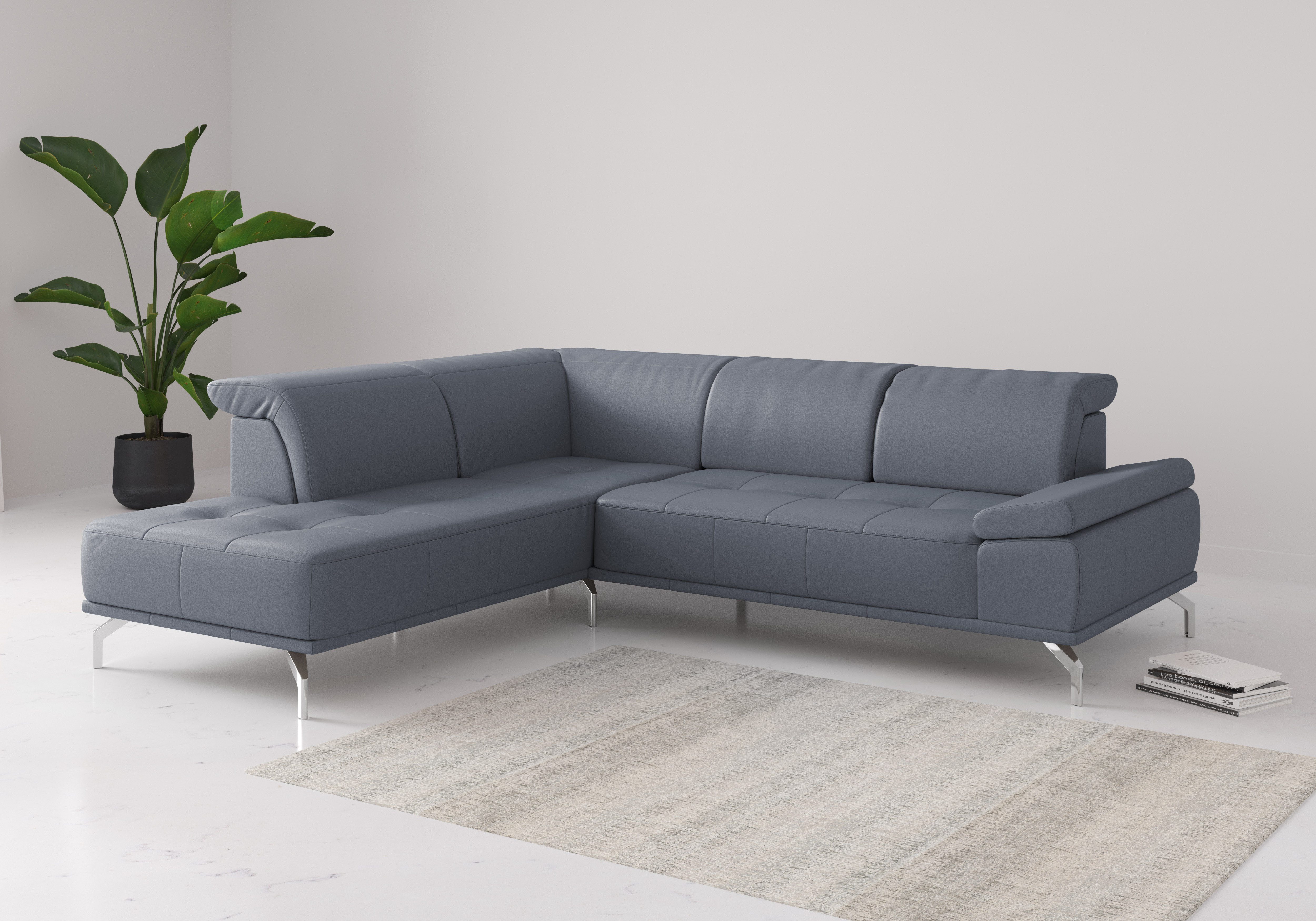 Places of Style Ecksofa "Caluna", Inkl.Sitztiefenverstellung, wahlweise mit günstig online kaufen