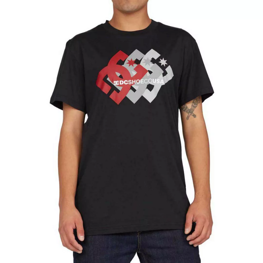 Dc Shoes Logo Ballad Kurzärmeliges T-shirt XS Black günstig online kaufen