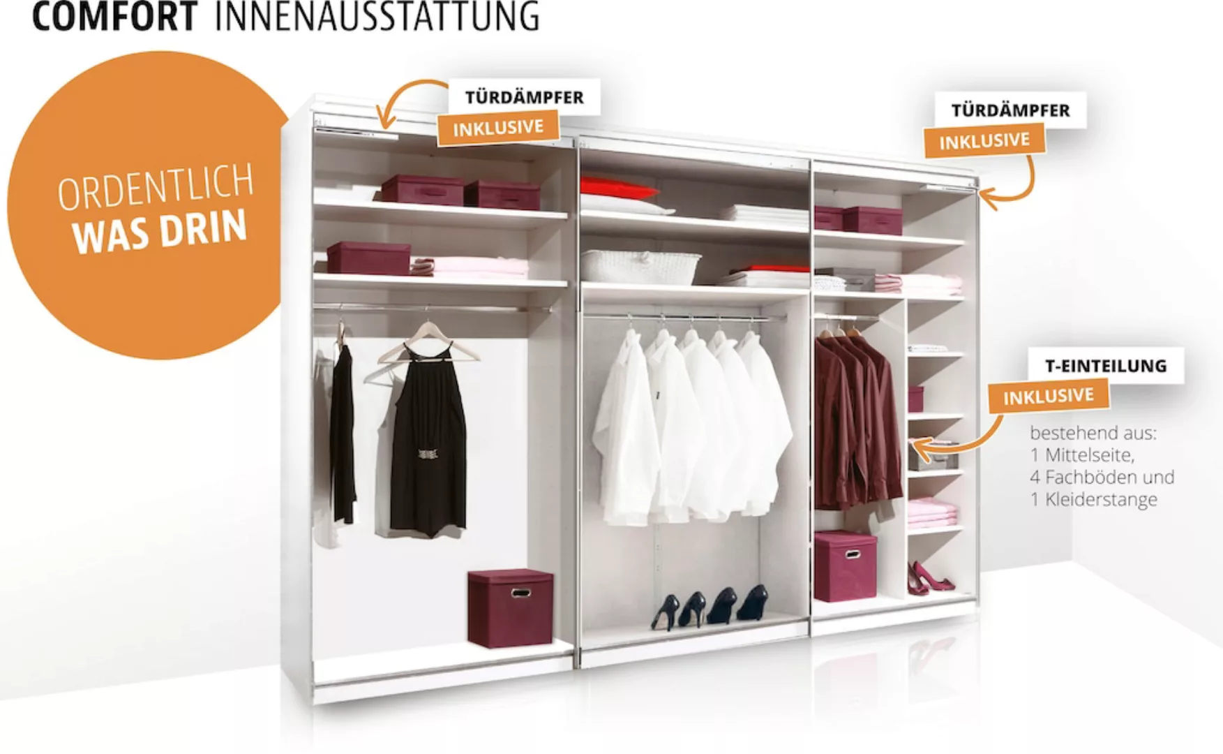 STAUD Schwebetürenschrank "Sinfonie Plus" günstig online kaufen