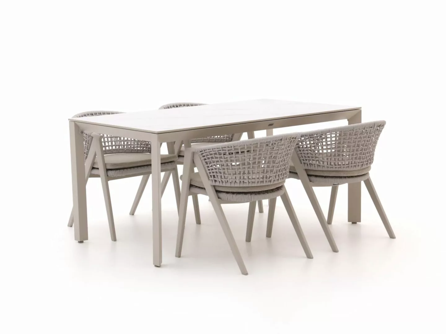 Manifesto Valsecca/Sestino 160 cm Gartenmöbel-Set 5-teilig günstig online kaufen
