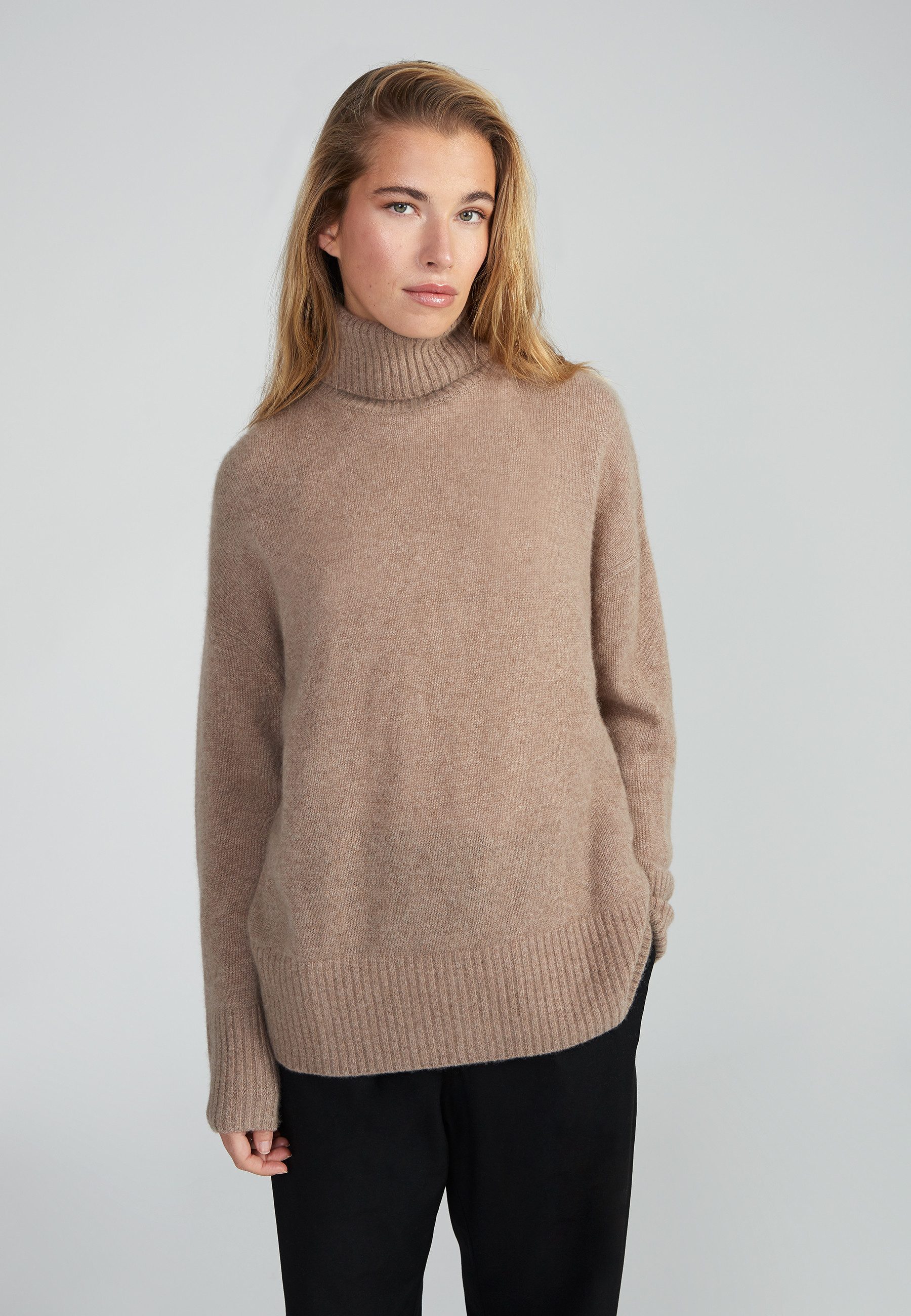 Style & Republic Kaschmirpullover Rollkragenpullover oversize günstig online kaufen