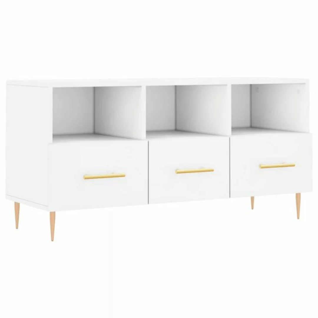 vidaXL TV-Schrank TV-Schrank Weiß 102x36x50 cm Spanplatte günstig online kaufen