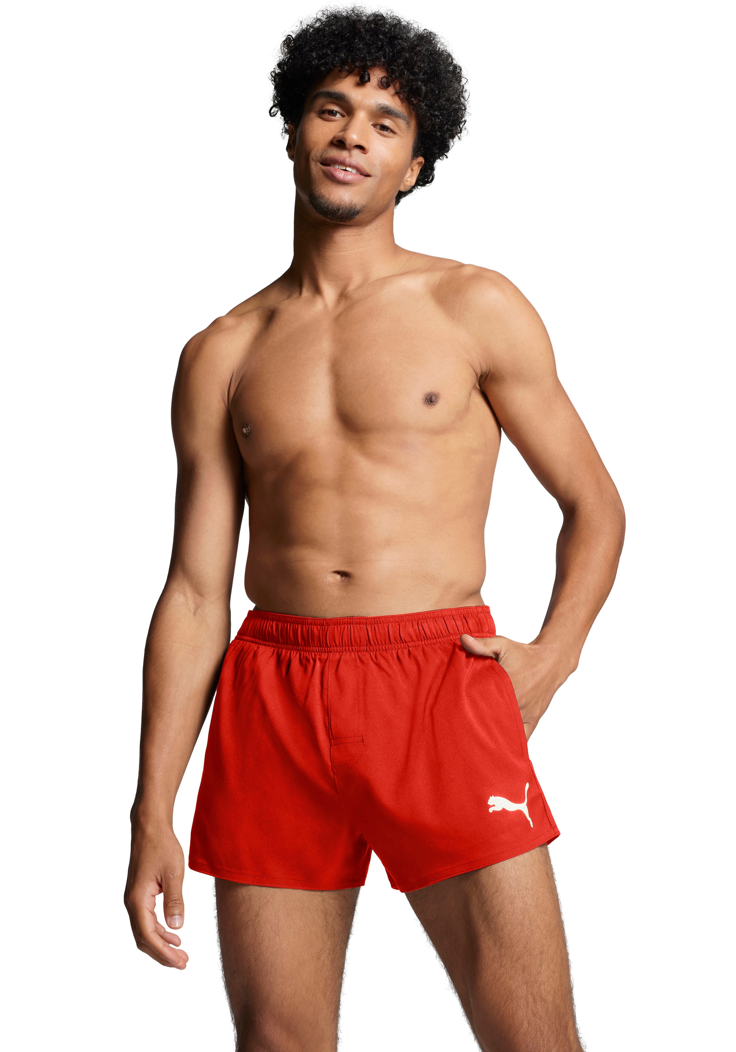 PUMA Badeshorts "PUMA SWIM MEN SHORT SHORTS 1P", mit Seitentaschen günstig online kaufen