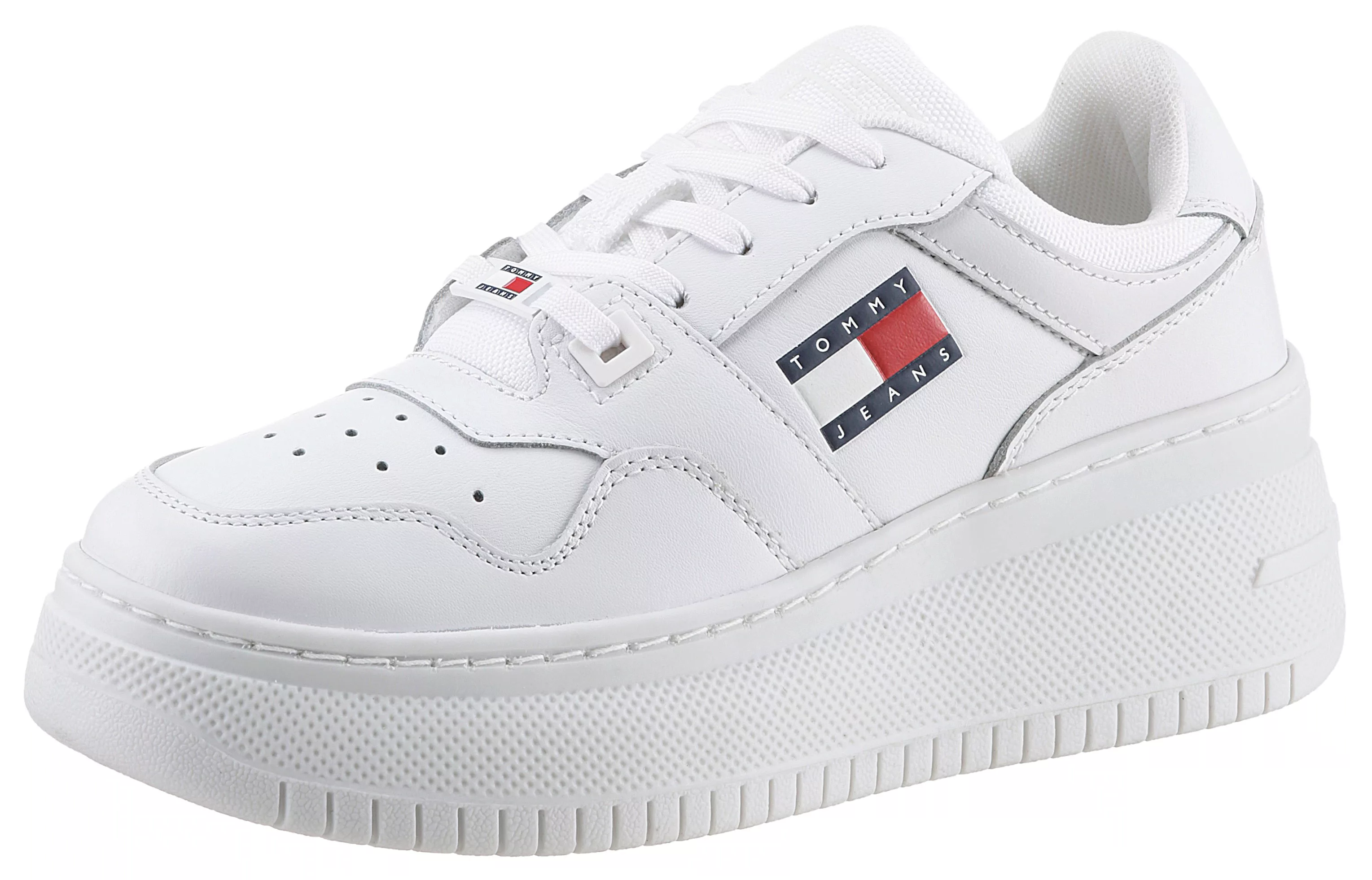 Tommy Jeans Plateausneaker "TJW RETRO BASKET FLATFORM ESS" günstig online kaufen