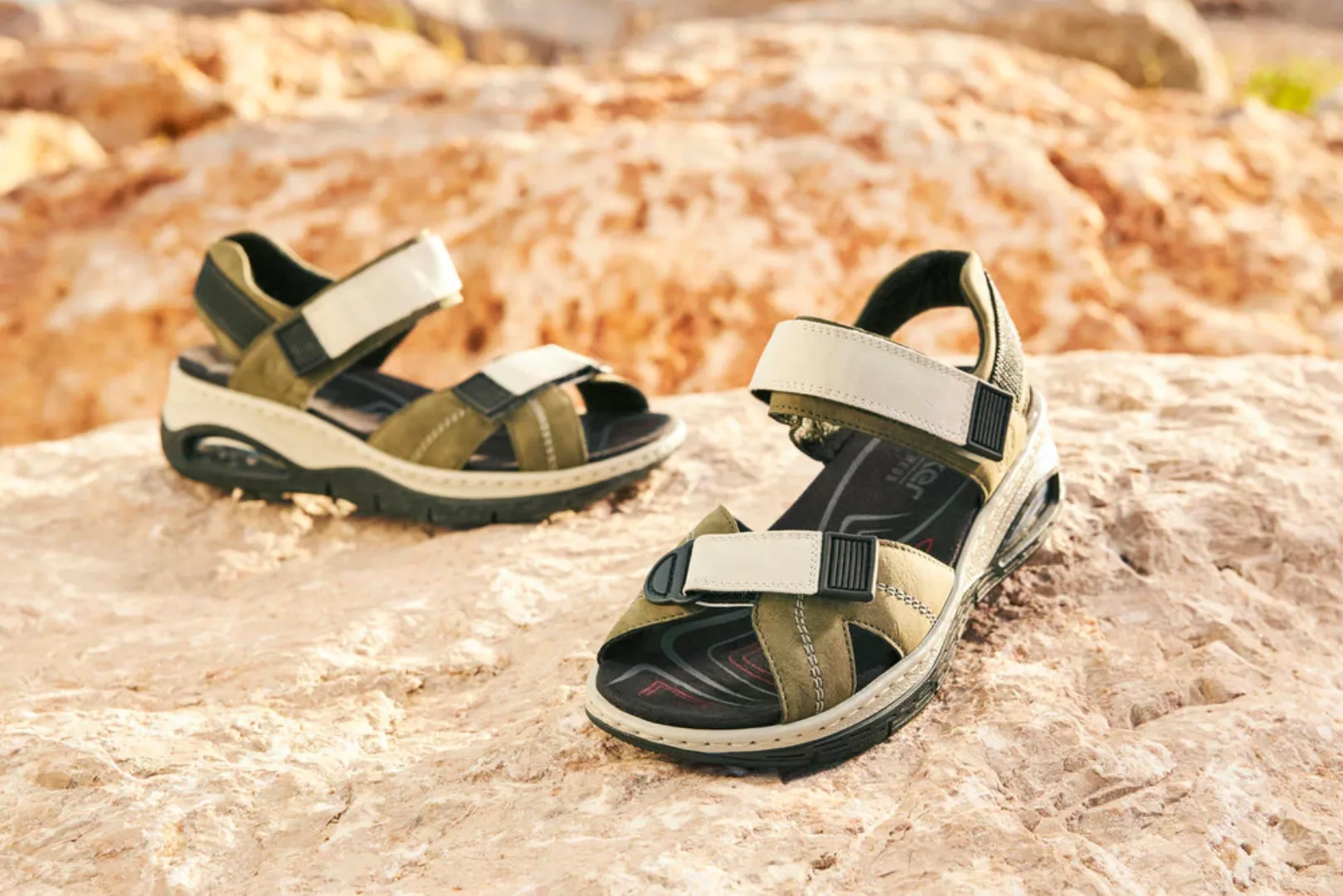 Rieker Trekkingsandale Outdoorsandale, Sommerschuh, Klettschuh mit günstig online kaufen