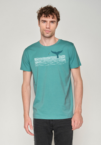 Nature Whale Jump Guide - T-shirt Für Herren günstig online kaufen