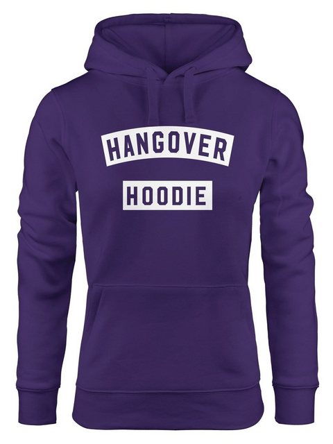 MoonWorks Hoodie Kapuzen-Pullover Damen Hangover Hoodie Moonworks® günstig online kaufen