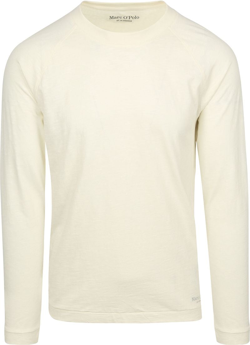 Marc O'Polo Longsleeve T-Shirt Off White - Größe XL günstig online kaufen