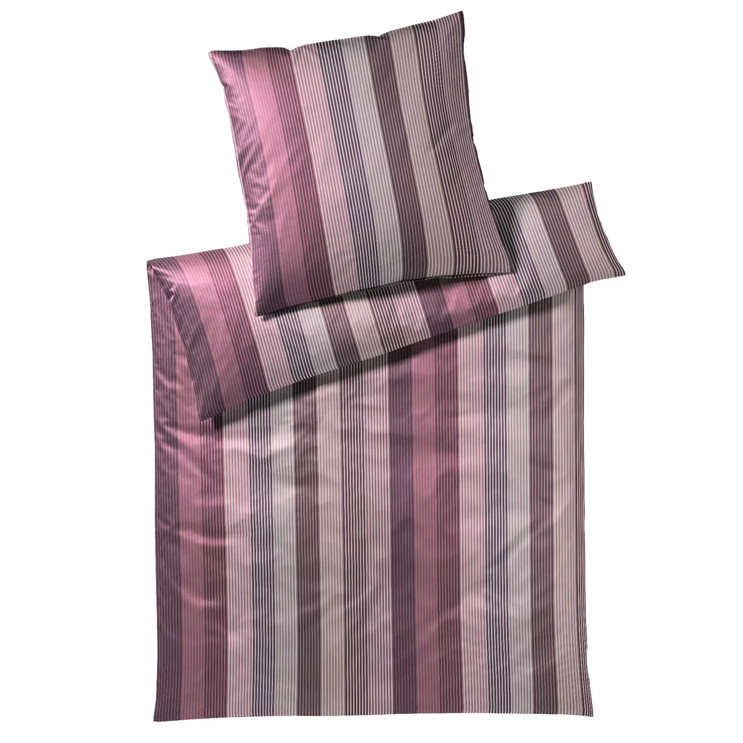 Elegante Interlock Jersey Bettwäsche Brillant 3536-11 Mauve 135x200 günstig online kaufen