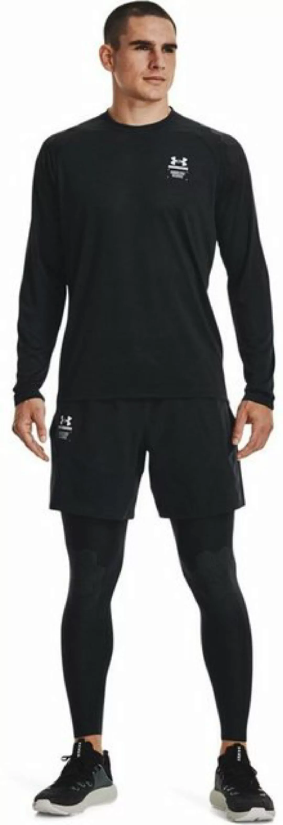 Under Armour® Sweater UA ARMOURPRINT LS 001 001 BLACK günstig online kaufen