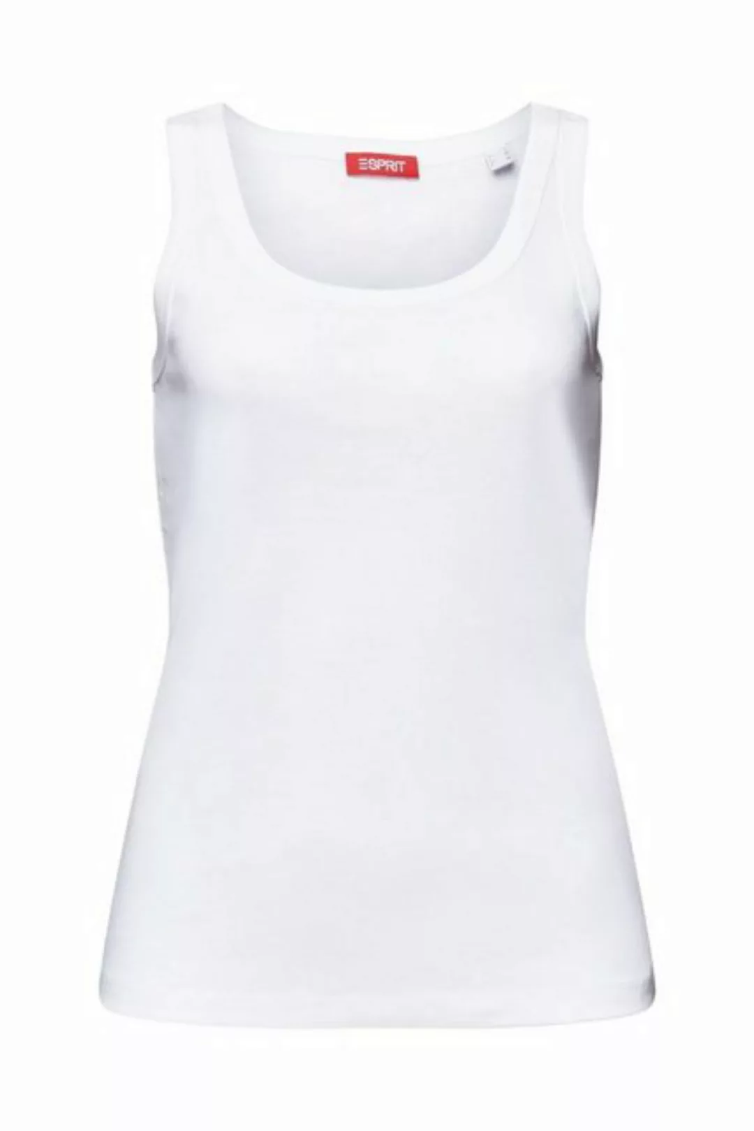 Esprit T-Shirt T-Shirt mit Slub-Struktur und Rollkanten (1-tlg) günstig online kaufen