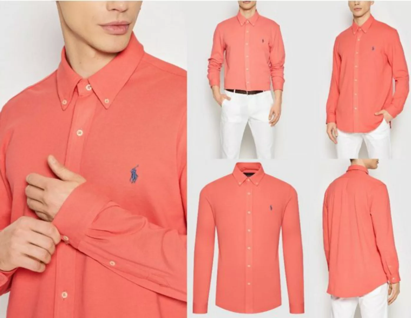 Ralph Lauren Langarmhemd POLO RALPH LAUREN Mens Shirt Hemd Button Down Ligh günstig online kaufen