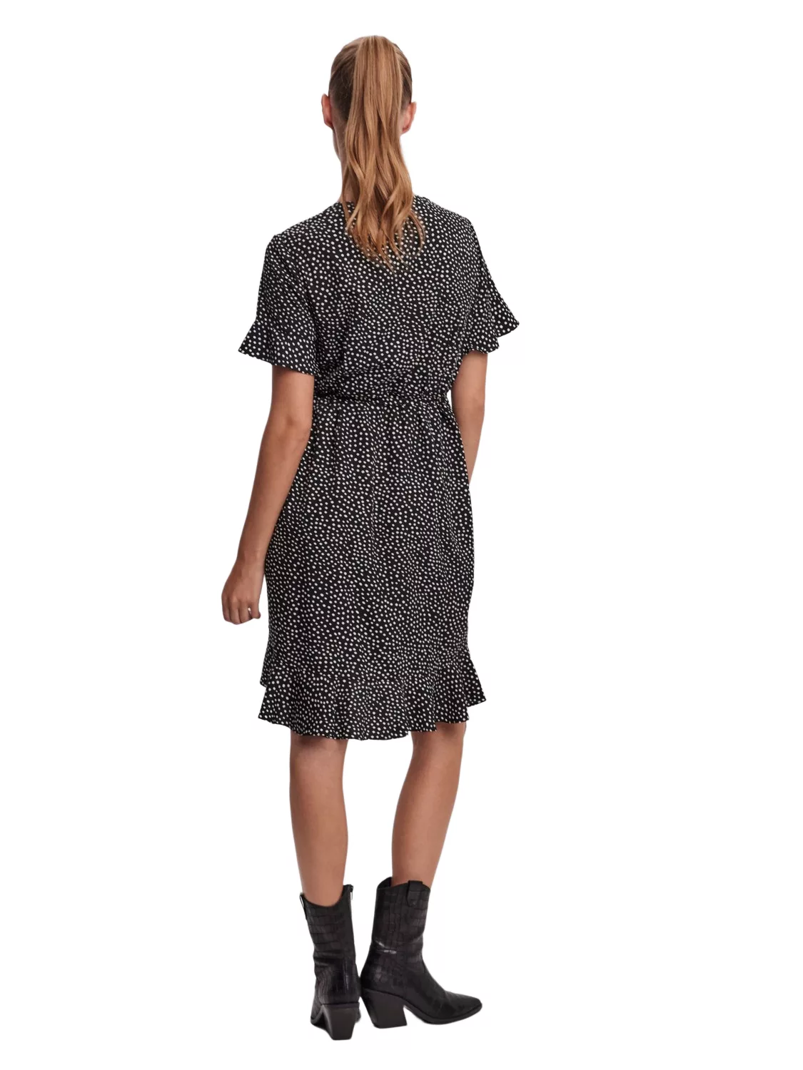 Vero Moda Damen Kleid VMHENNA WRAP Regular Fit günstig online kaufen