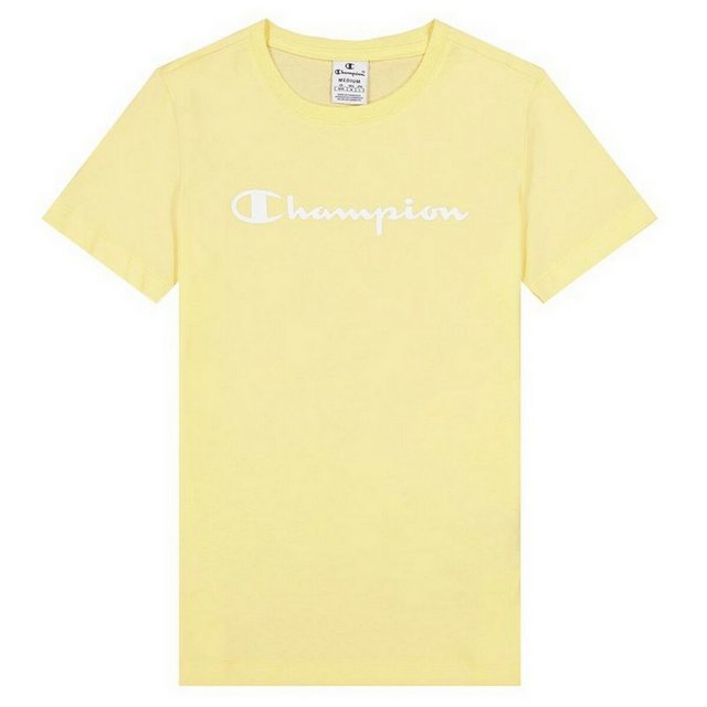 Champion T-Shirt Damen Kurzarm-T-Shirt Champion Big Script Logo günstig online kaufen