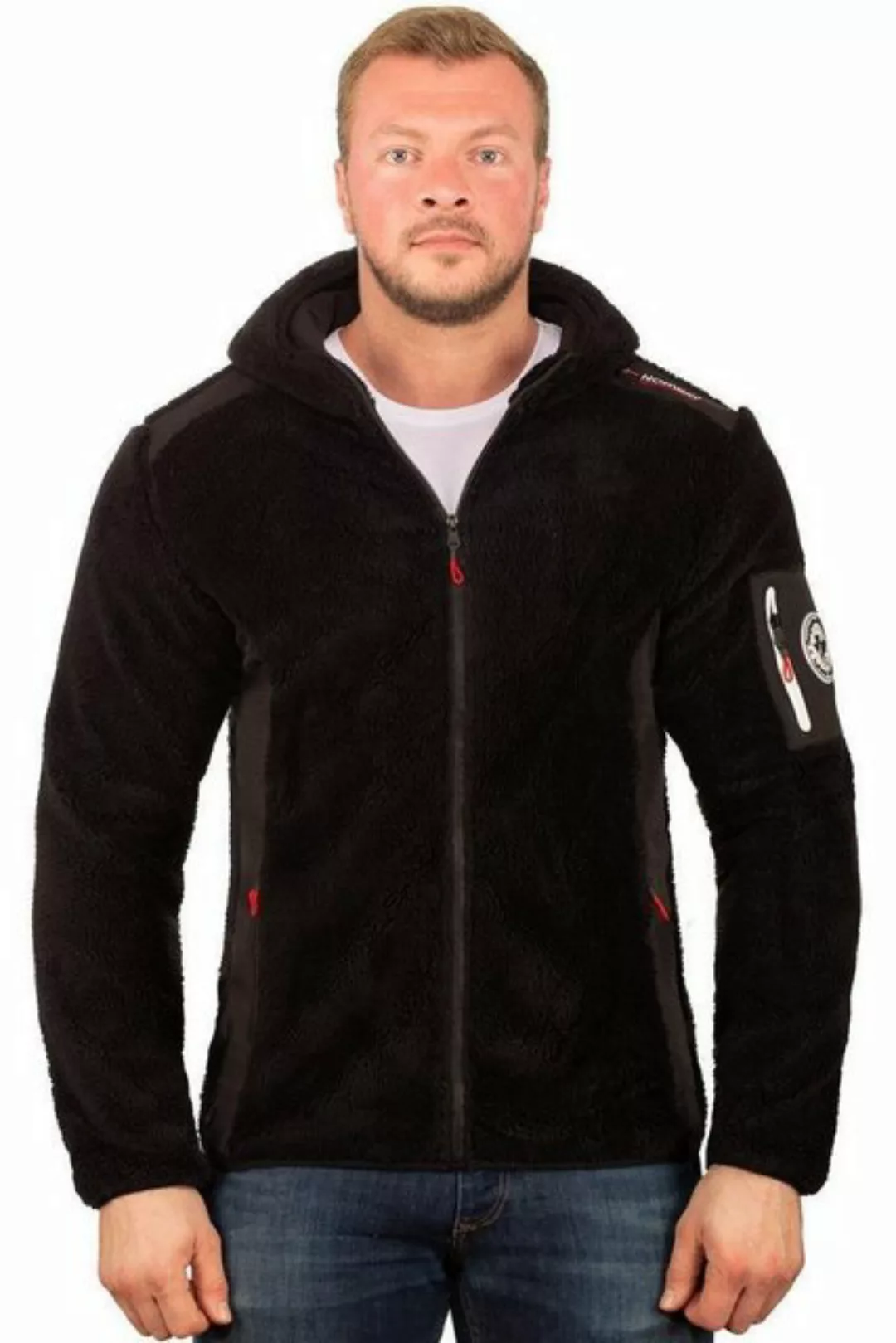 Geographical Norway Fleecejacke Herren Hoodie batufour Black XXL besonders günstig online kaufen