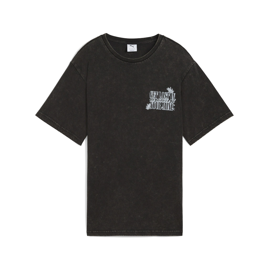 PUMA T-Shirt "Graphic Paradise Mindset Washed Relaxed T-Shirt Damen" günstig online kaufen