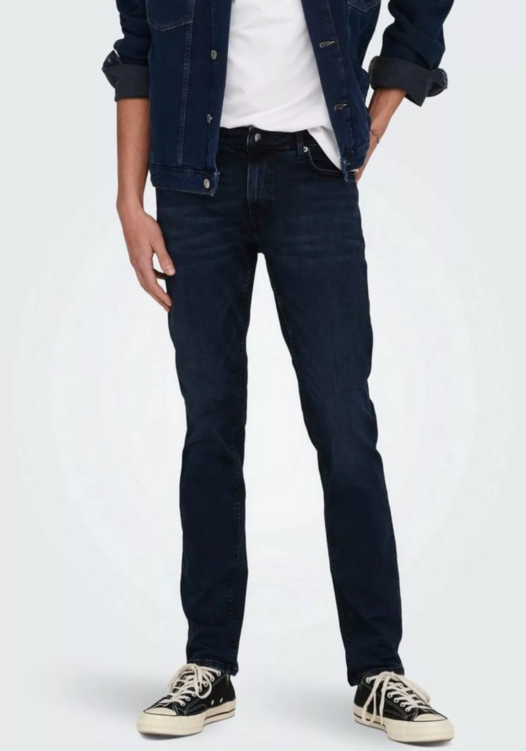 Only & Sons Herren Jeans ONSLOOM SLIM 4976 - Slim Fit - Blau - Blue Black D günstig online kaufen