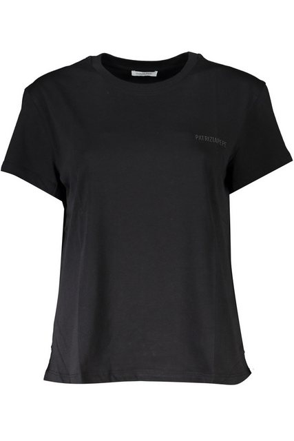 Patrizia Pepe T-Shirt Damen T-Shirt schwarz aus Bio-Baumwolle mit Print günstig online kaufen