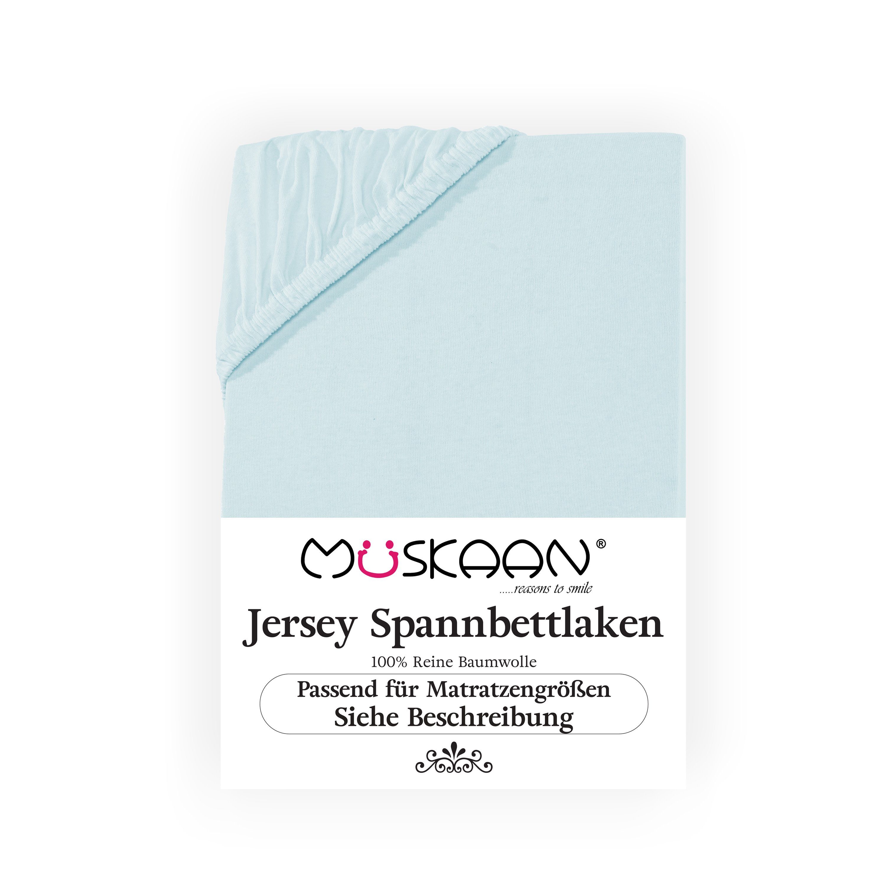 Müskaan Spannbettlaken 180x200 - 200x220 Boxspringbett günstig online kaufen