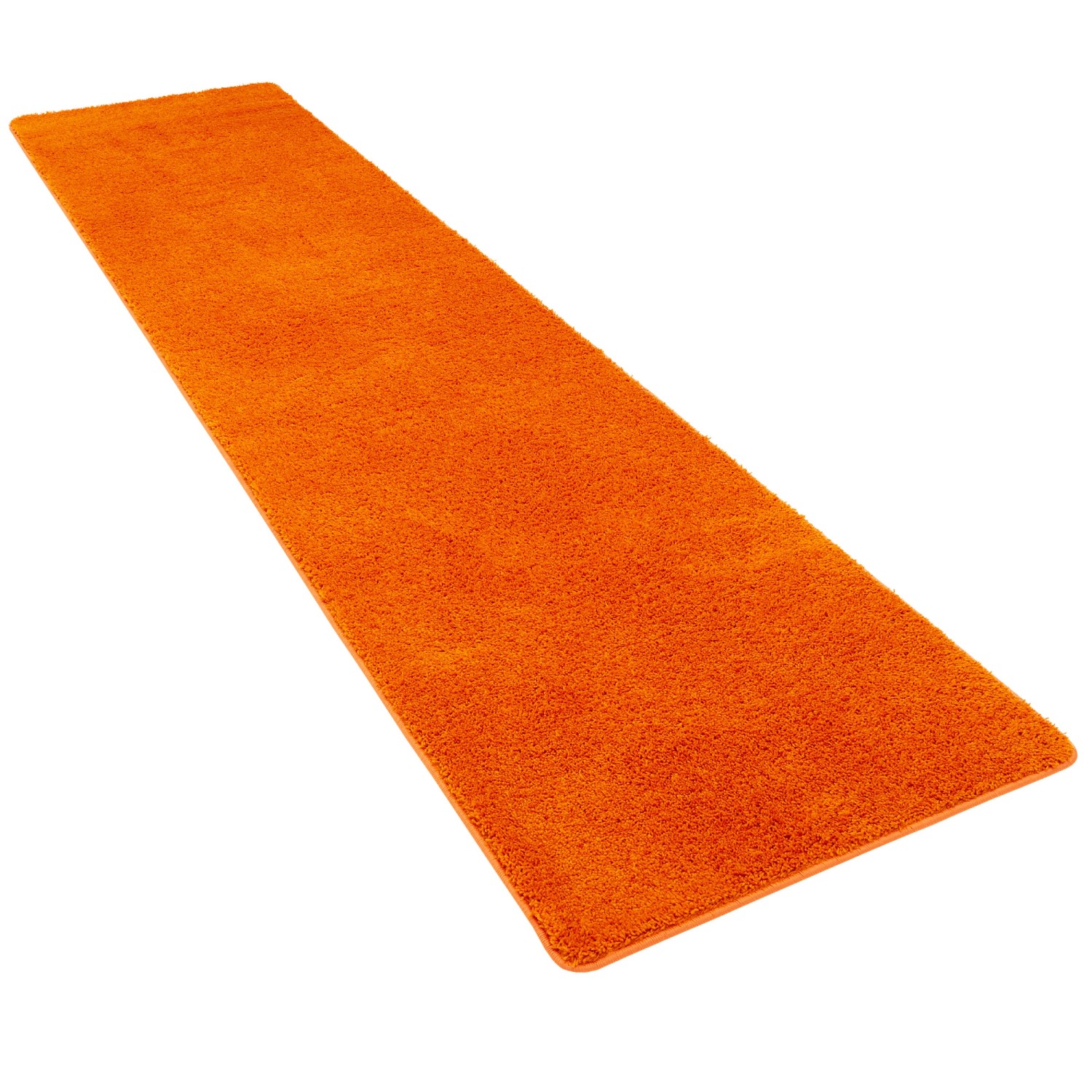 Snapstyle Hochflor Shaggy Läufer Teppich Palace Teppiche orange Gr. 100 x 4 günstig online kaufen
