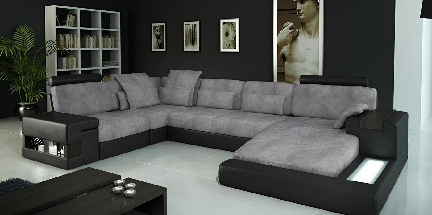 Xlmoebel Ecksofa Modernes Ledersofa Wohnlandschaft Polstermöbel Set Bellini günstig online kaufen