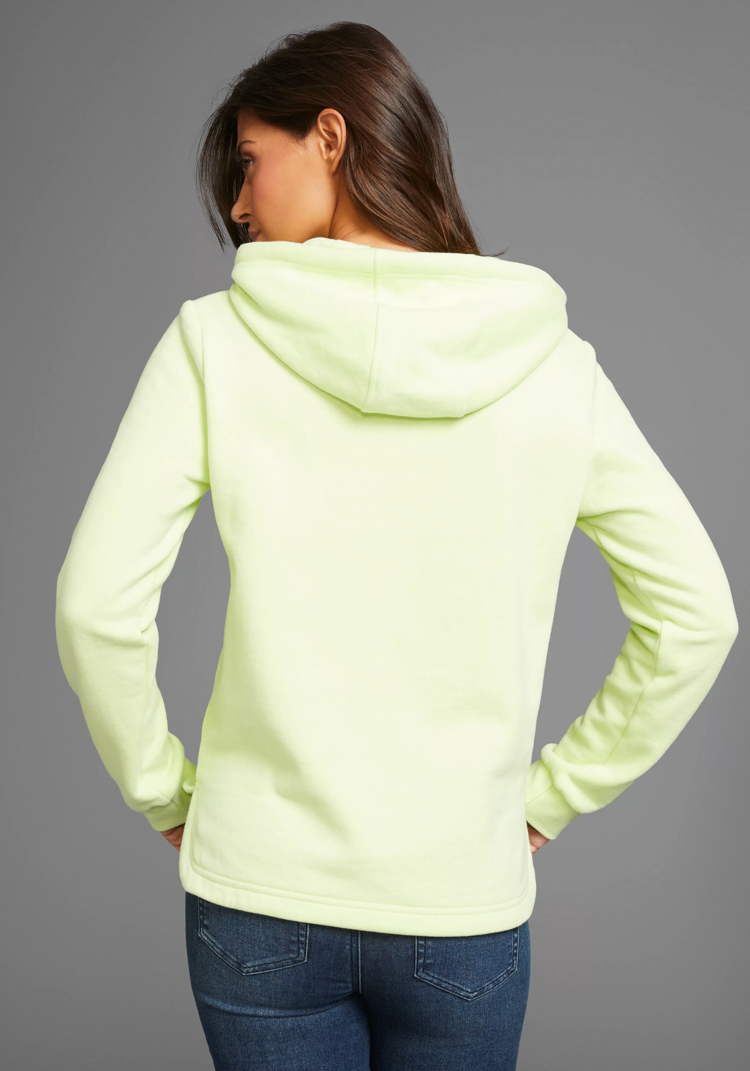 Laura Scott Hoodie mit Bruststickerei - NEUE KOLLEKTION günstig online kaufen