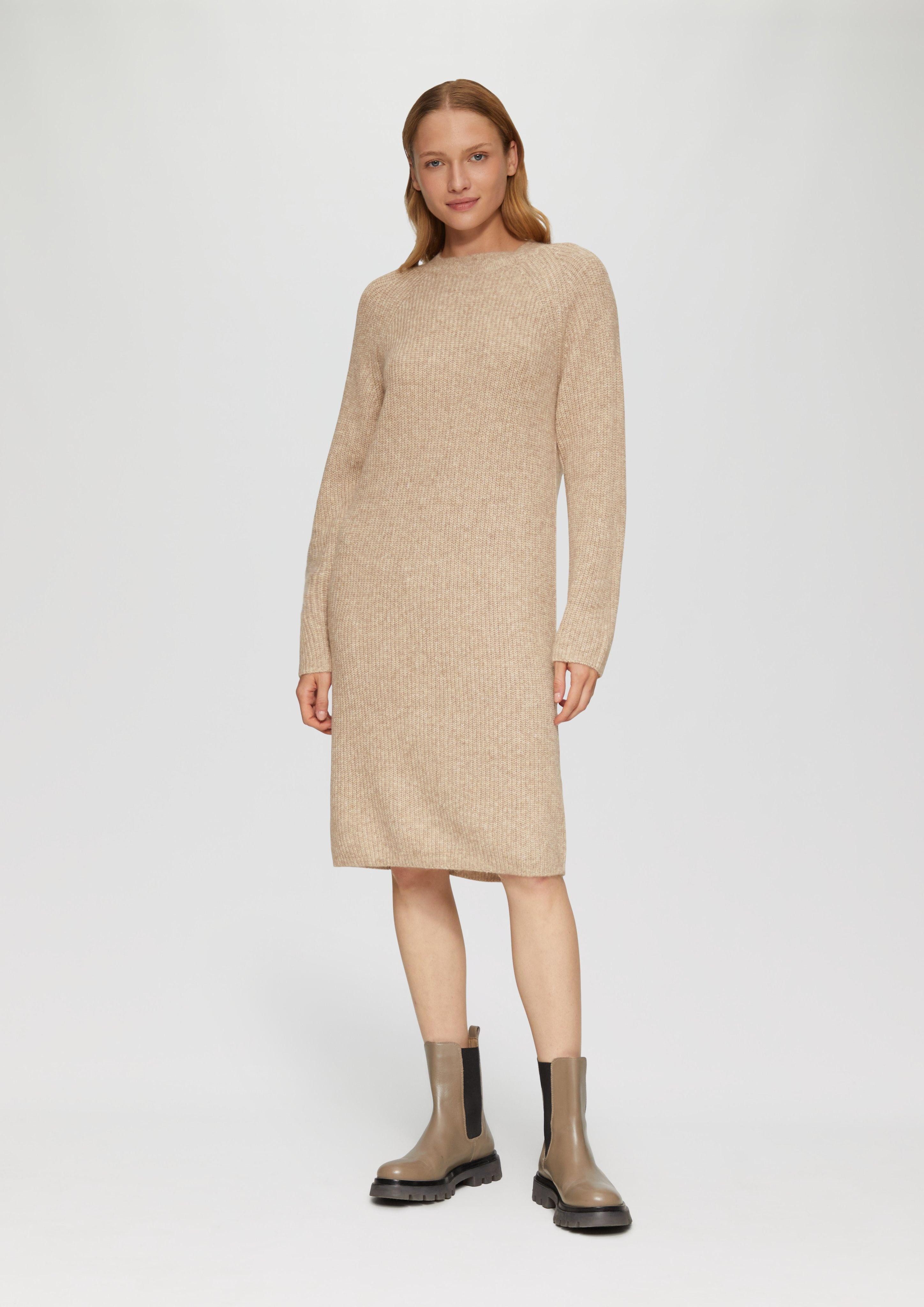 s.Oliver Minikleid Strickkleid mit Raglanärmeln günstig online kaufen