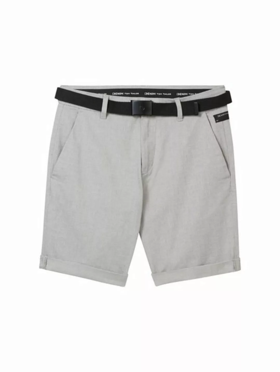 TOM TAILOR Denim Chinoshorts, (2 tlg.), mit Gürtel günstig online kaufen