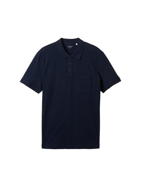 TOM TAILOR Poloshirt Poloshirt mit Struktur günstig online kaufen