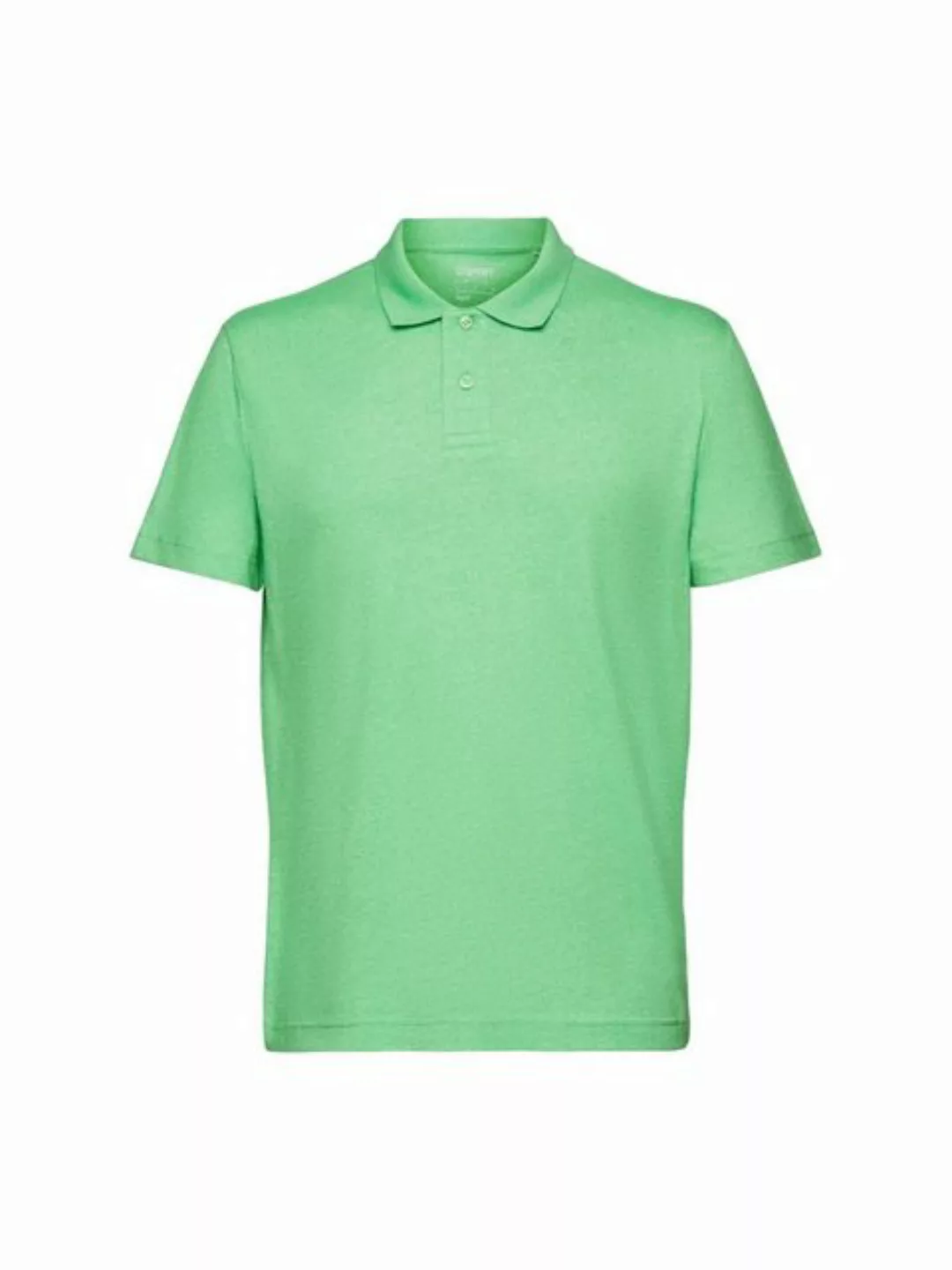 Esprit Poloshirt Meliertes Poloshirt günstig online kaufen