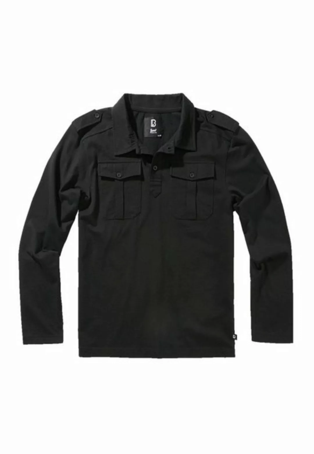 Brandit Langarmshirt Brandit Jersey Poloshirt Willis Langarm günstig online kaufen