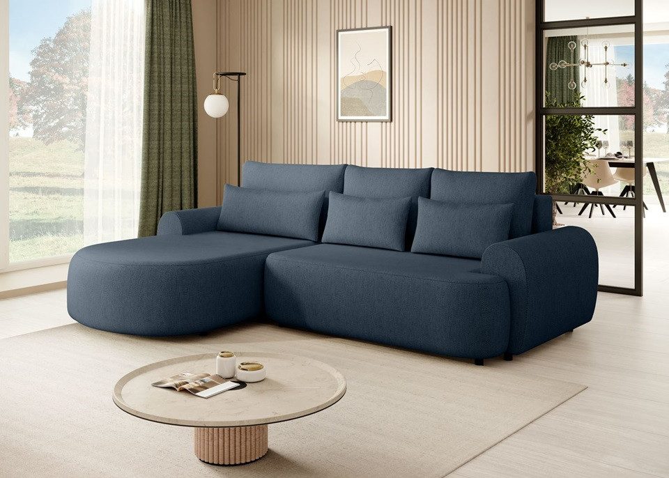 Beautysofa Ecksofa OLIVIO, mit Bettkasten Bretie:266 günstig online kaufen
