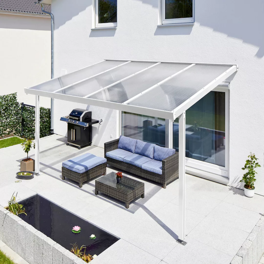 GUTTA Terrassendach "Premium", BxT: 410x306 cm, Dach Acryl klar günstig online kaufen