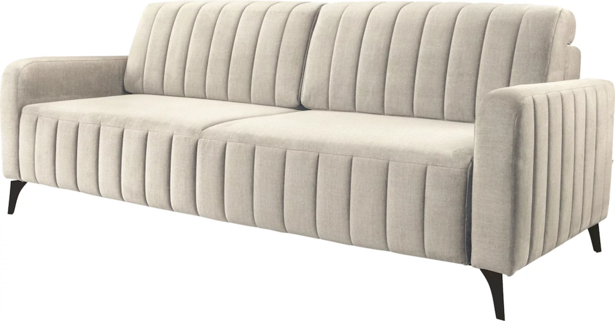 exxpo - sofa fashion 3-Sitzer "Grande, hochwertiges Schlafsofa aus Microvel günstig online kaufen