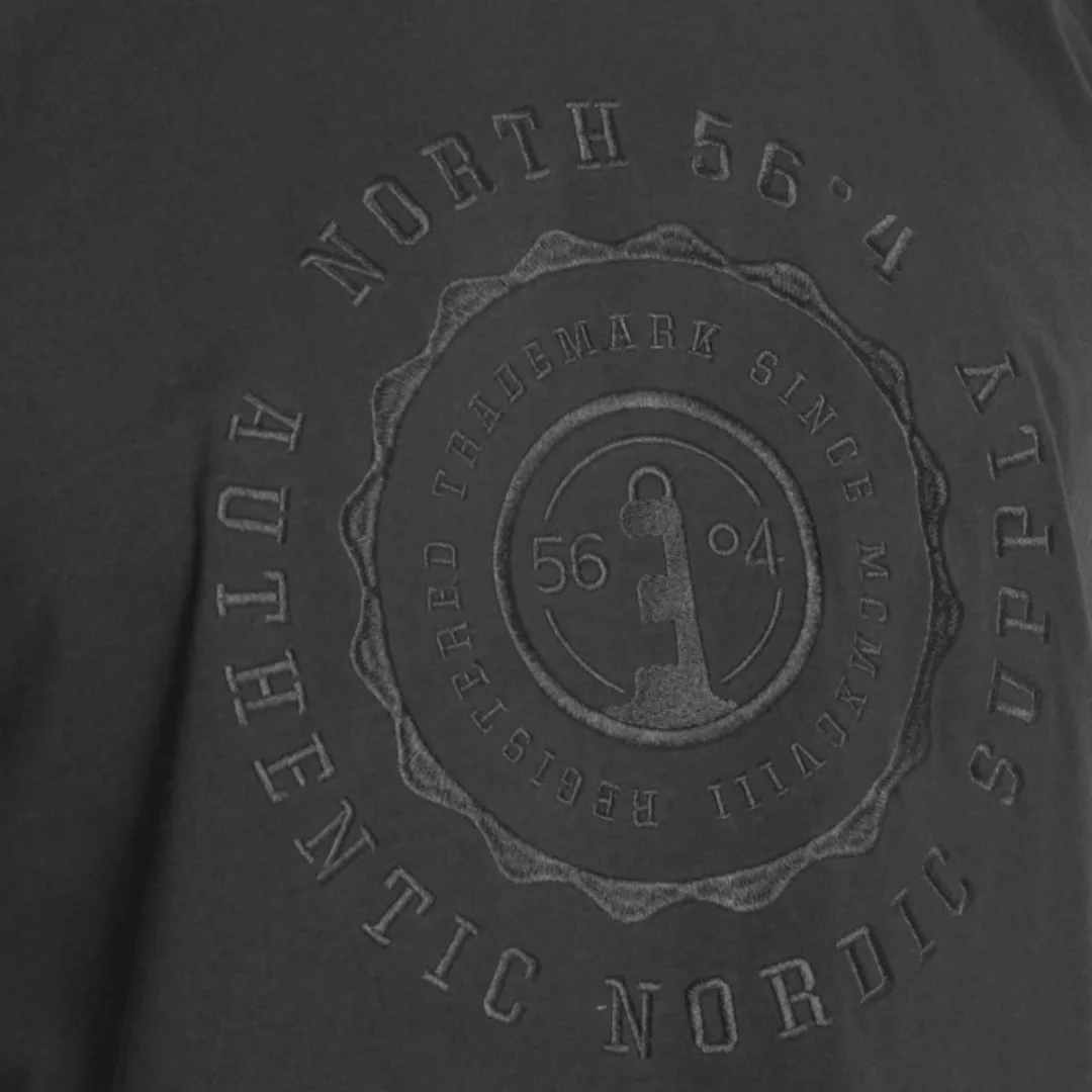 North T-Shirt mit Logo-Stickerei günstig online kaufen