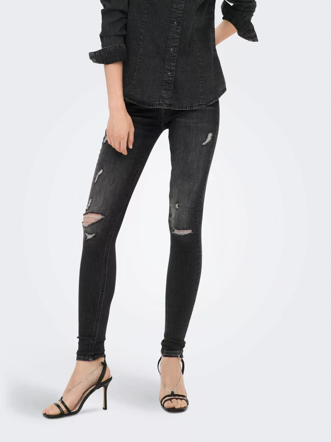 ONLY Skinny-fit-Jeans ONLPAOLA HW SKINNY AGI258 günstig online kaufen