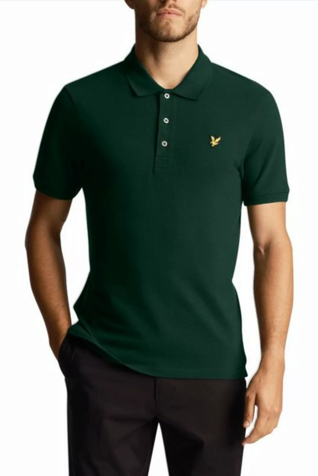 Lyle & Scott Poloshirt Basic Herren, Pique Baumwolle günstig online kaufen