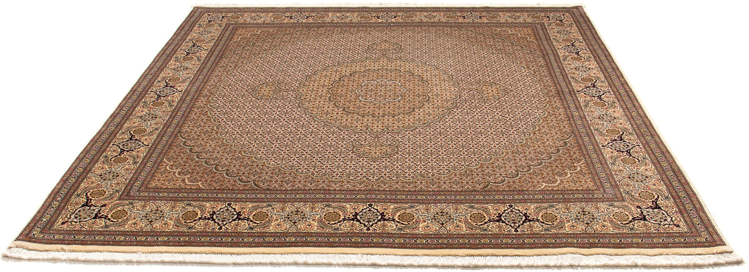 morgenland Orientteppich »Perser - Täbriz quadratisch - 208 x 204 cm - hell günstig online kaufen