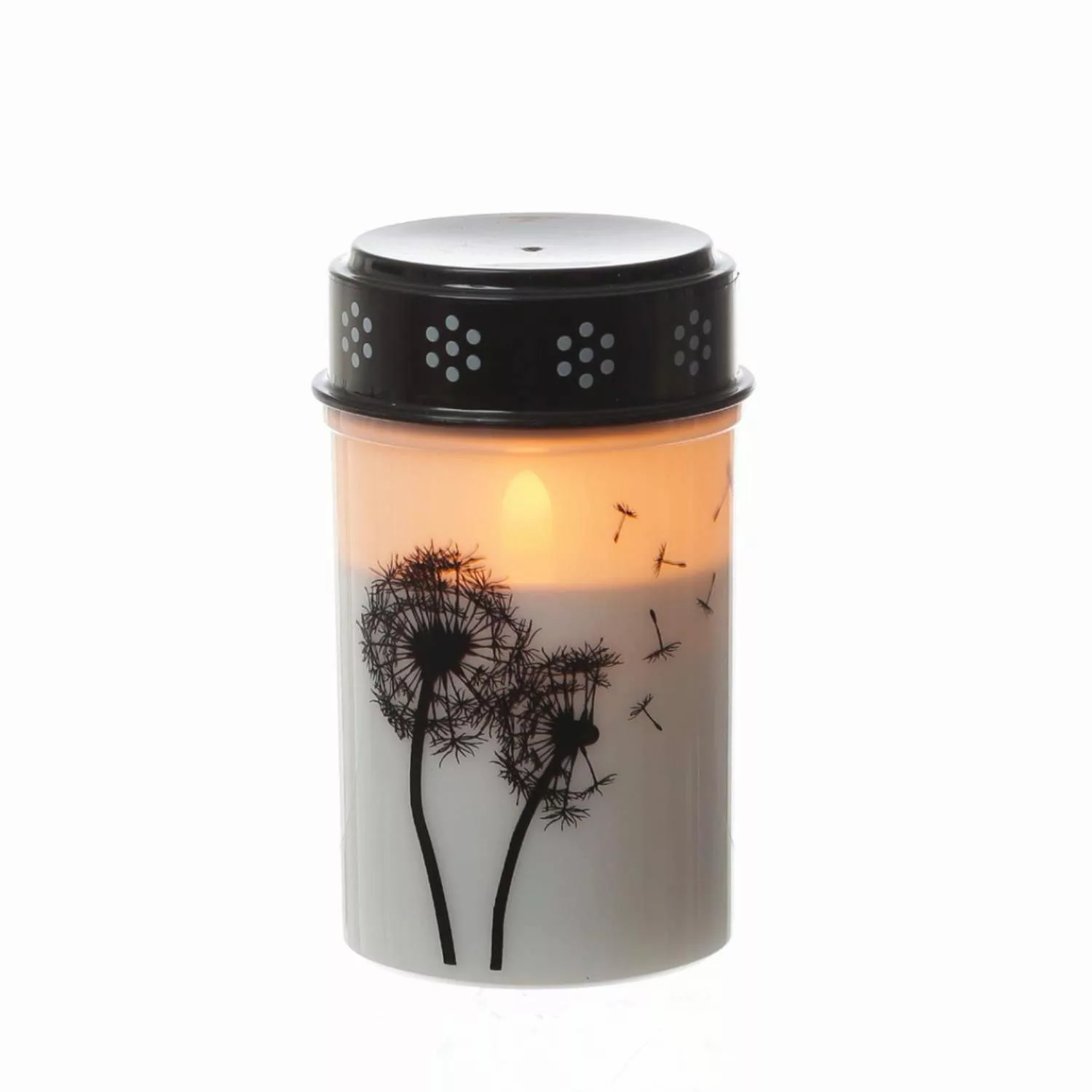 MARELIDA LED-Kerze LED Grablicht Grabkerze Pusteblume günstig online kaufen