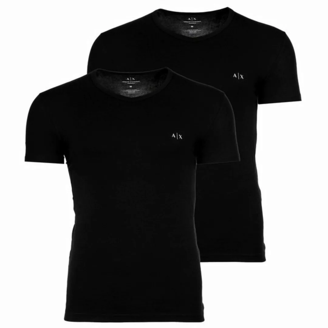 ARMANI EXCHANGE T-Shirt Herren T-Shirt, 2er Pack- V-Neck, Kurzarm, Logo günstig online kaufen